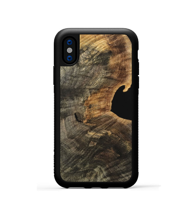 iPhone Xs Wood Phone Case - Hurni (Wood Burl, 741439)