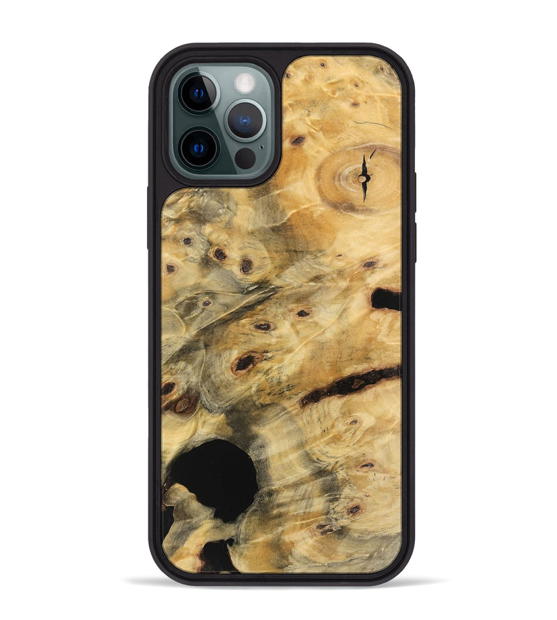 iPhone 12 Pro Max Wood Phone Case - Braydon (Wood Burl, 741441)