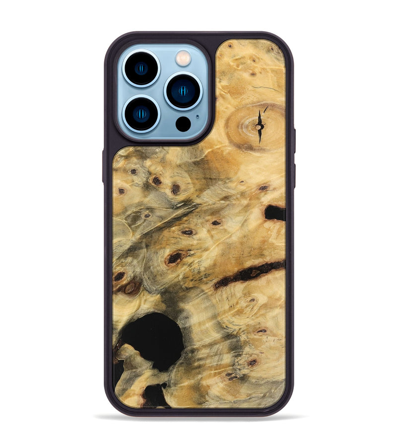 iPhone 14 Pro Max Wood Phone Case - Braydon (Wood Burl, 741441)