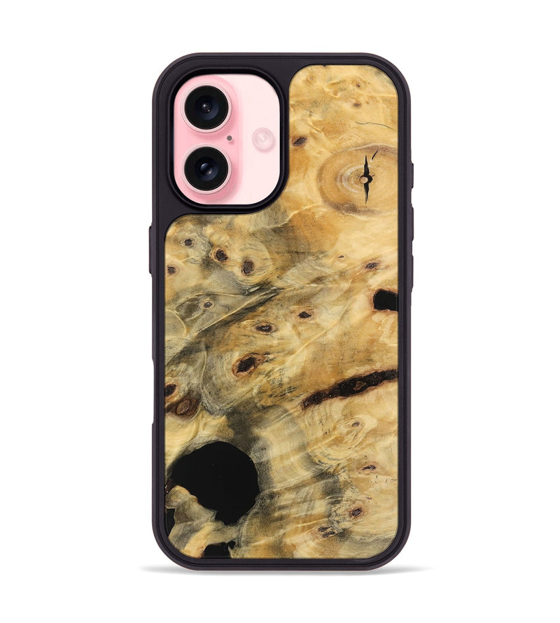 iPhone 16 Wood Phone Case - Braydon (Wood Burl, 741441)