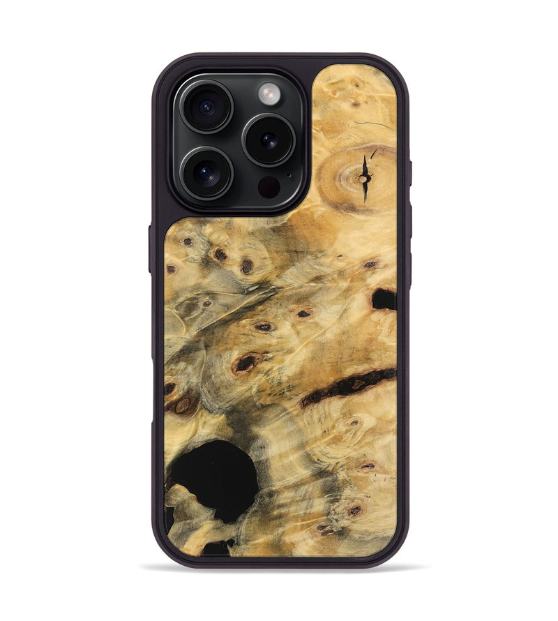 iPhone 16 Pro Wood Phone Case - Braydon (Wood Burl, 741441)