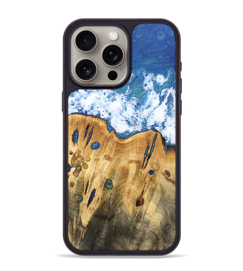 iPhone 15 Pro Max Wood Phone Case - Malynda (Coastal, 741442)