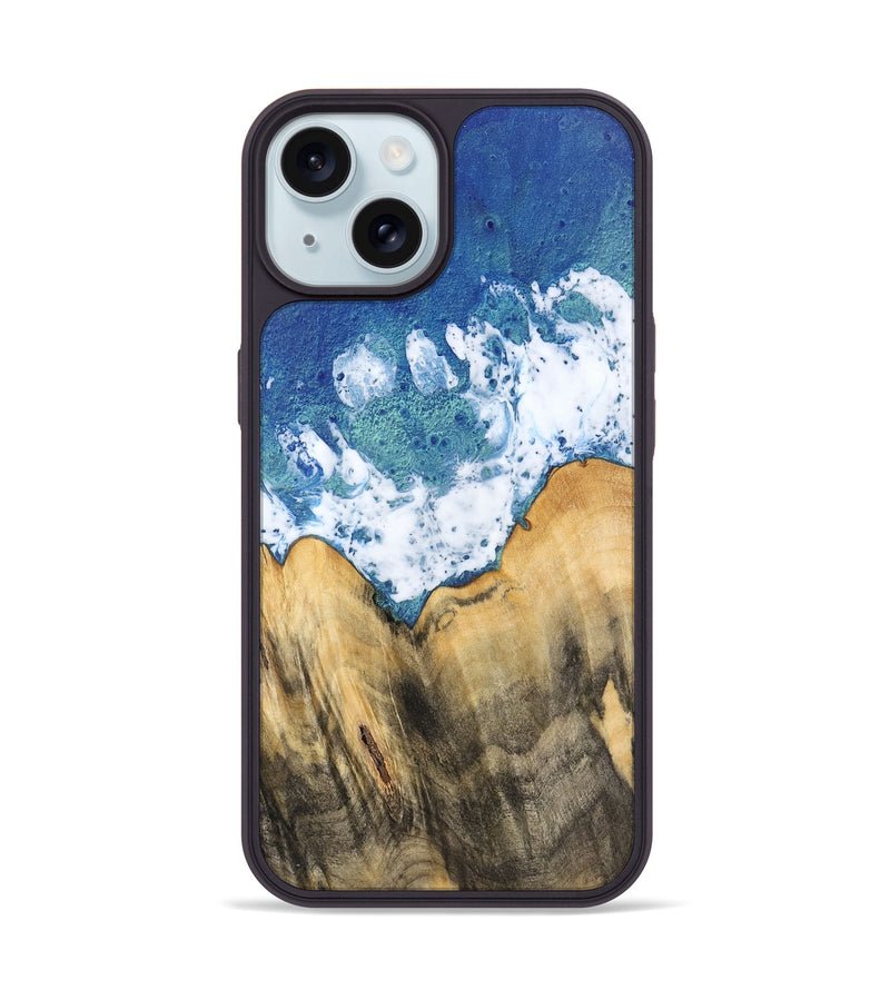 iPhone 15 Wood Phone Case - Arlyne (Coastal, 741444)