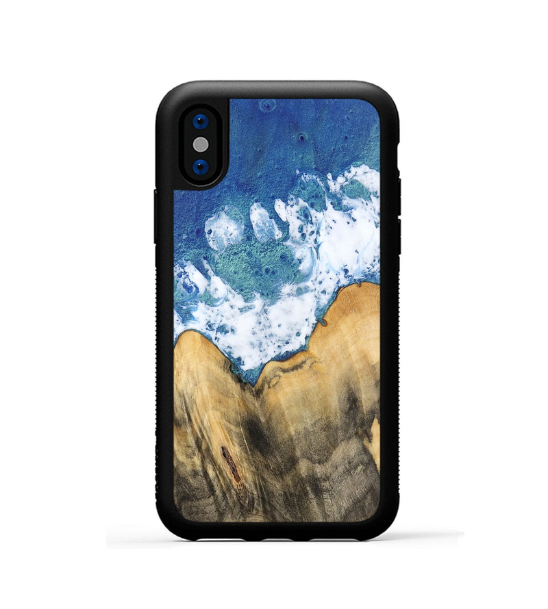 iPhone Xs Wood Phone Case - Arlyne (Coastal, 741444)