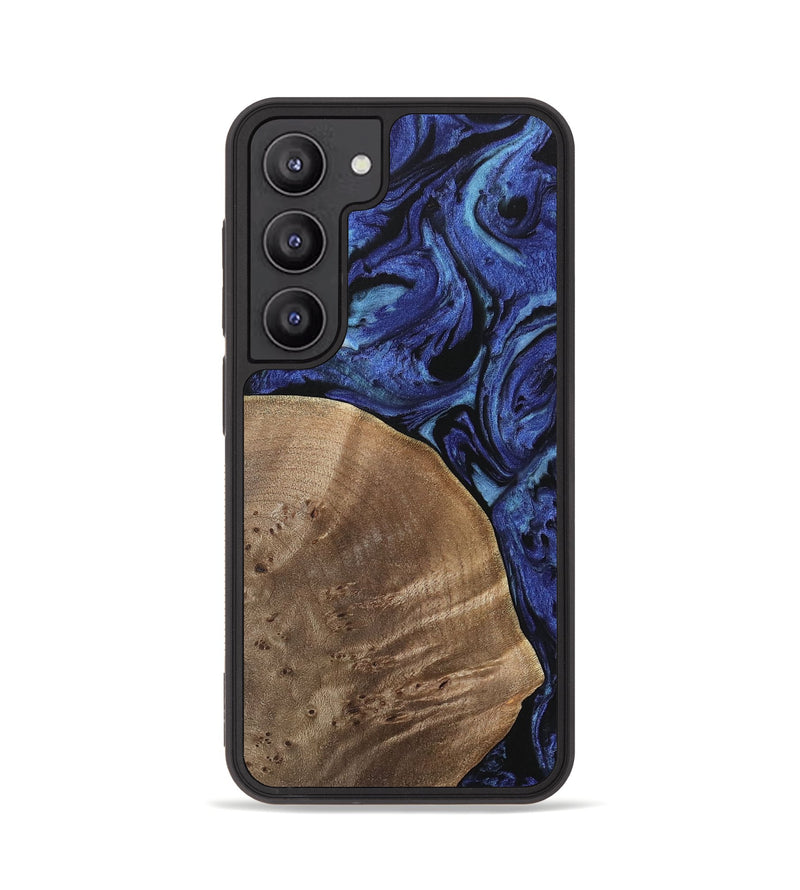 Galaxy S23 Wood Phone Case - Jackie (Blue, 741449)