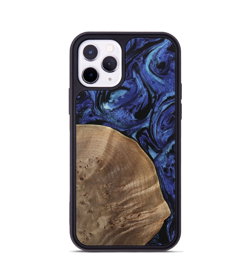 iPhone 11 Pro Wood Phone Case - Jackie (Blue, 741449)