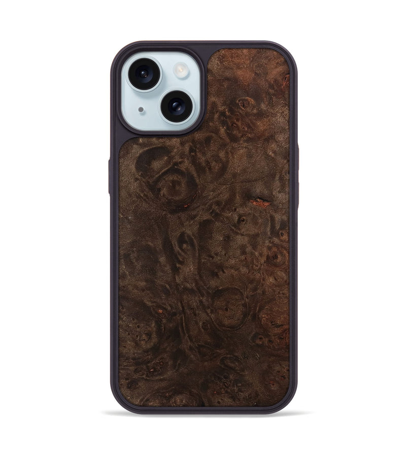 iPhone 15 Wood Phone Case - Onette (Wood Burl, 741452)