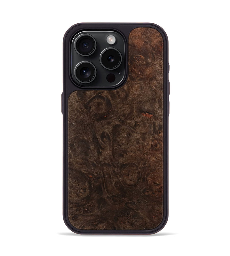 iPhone 15 Pro Wood Phone Case - Onette (Wood Burl, 741452)