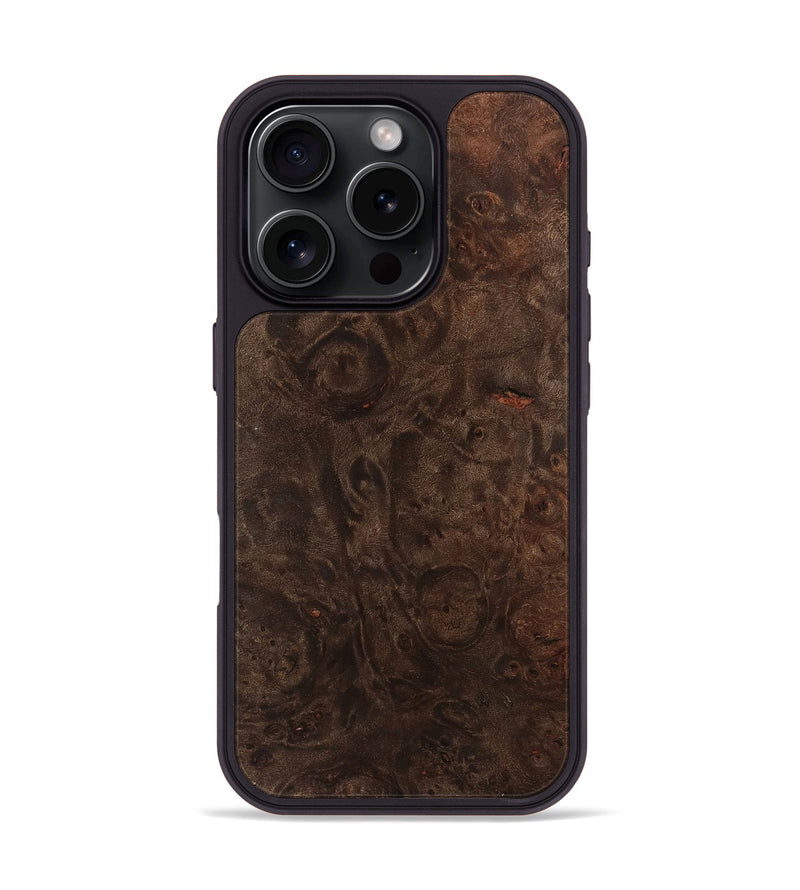 iPhone 16 Pro Wood Phone Case - Onette (Wood Burl, 741452)