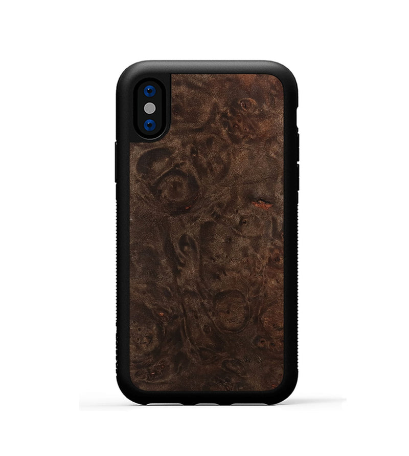 iPhone Xs Wood Phone Case - Onette (Wood Burl, 741452)