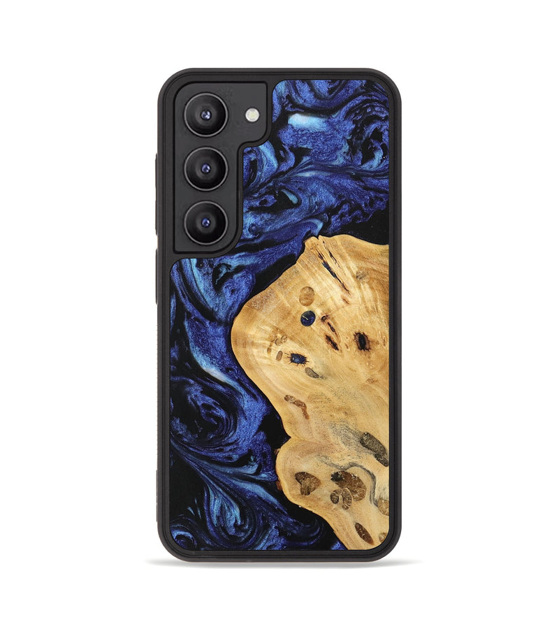 Galaxy S23 Wood Phone Case - Carlin (Blue, 741453)