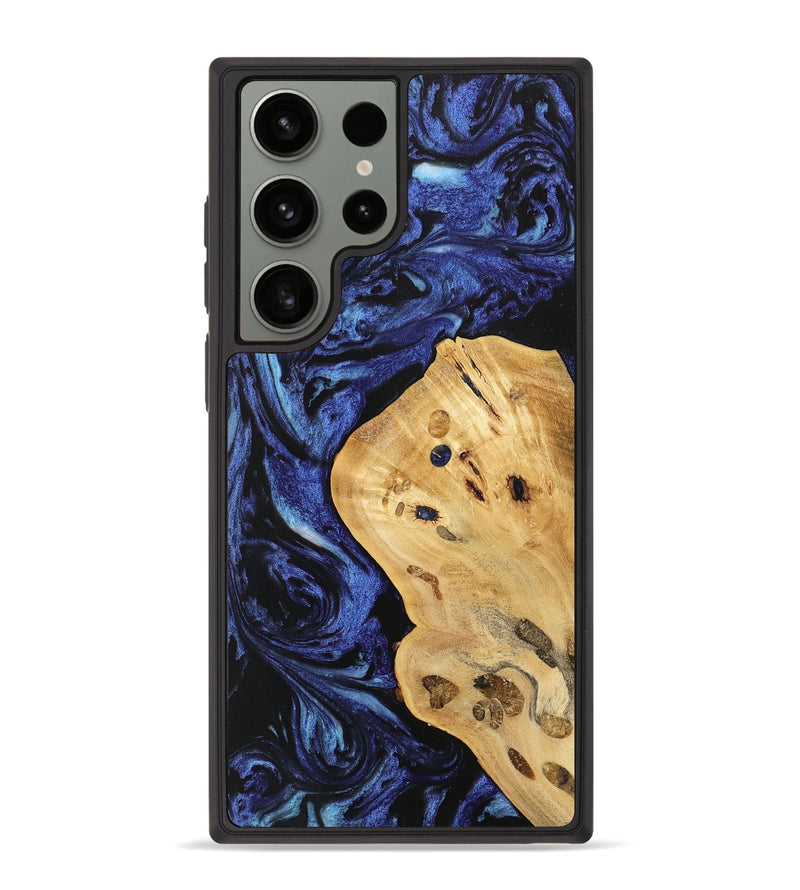 Galaxy S23 Ultra Wood Phone Case - Carlin (Blue, 741453)