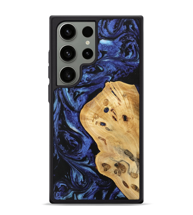 Galaxy S24 Ultra Wood Phone Case - Carlin (Blue, 741453)