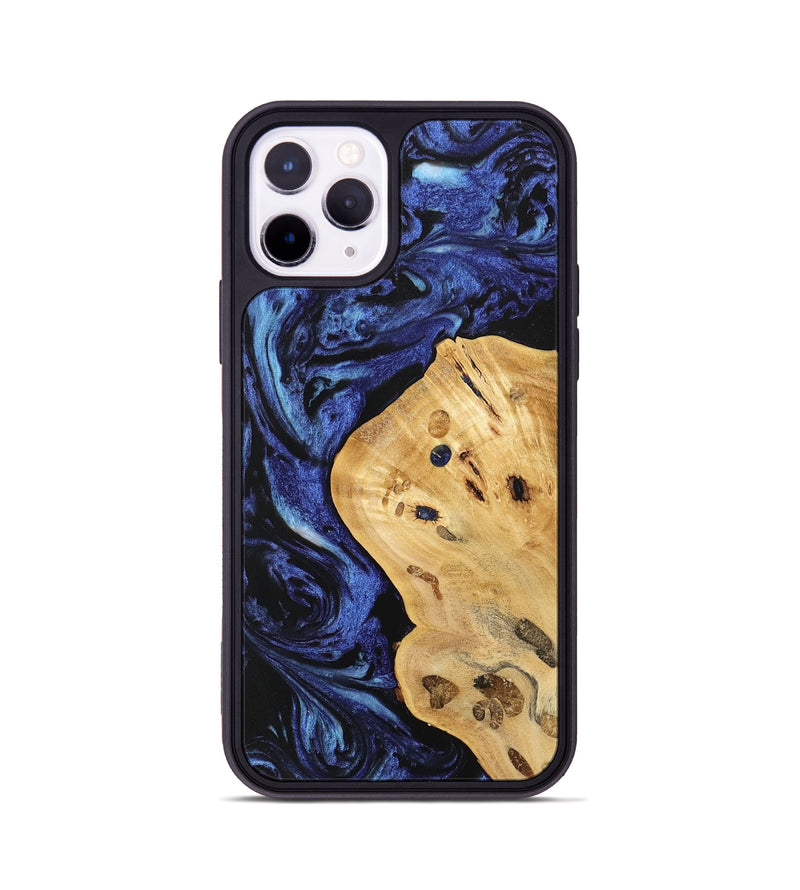 iPhone 11 Pro Wood Phone Case - Carlin (Blue, 741453)