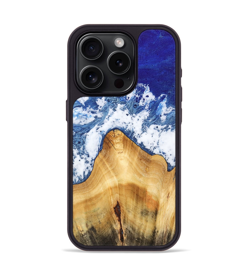 iPhone 15 Pro Wood Phone Case - Clemma (Coastal, 741455)