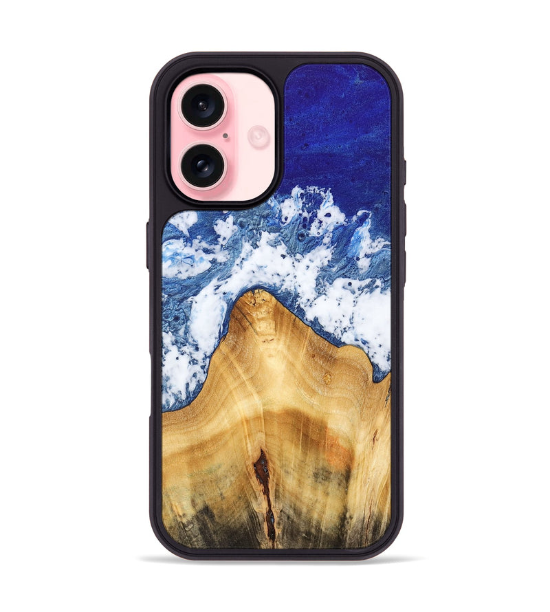 iPhone 16 Wood Phone Case - Clemma (Coastal, 741455)