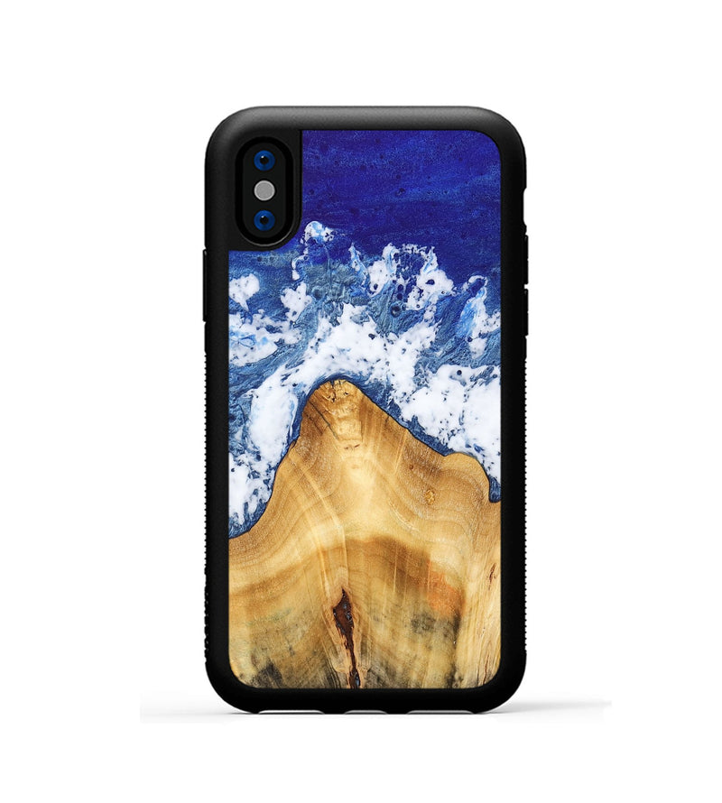 iPhone Xs Wood Phone Case - Clemma (Coastal, 741455)