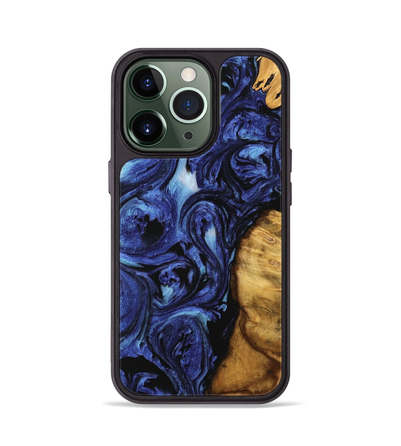 iPhone 13 Pro Wood Phone Case - Gerrard (Blue, 741465)