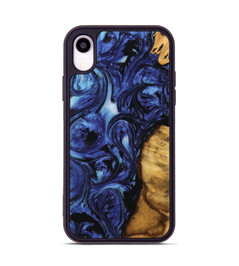 iPhone Xr Wood Phone Case - Gerrard (Blue, 741465)