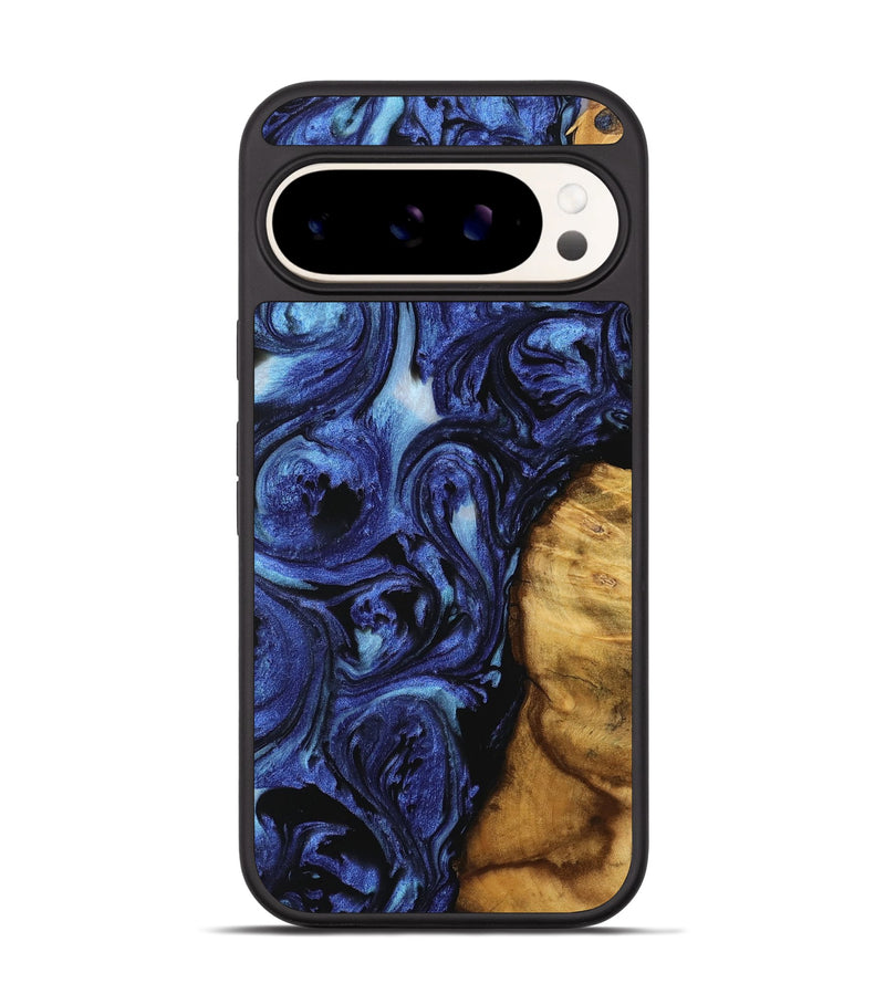 Pixel 9 Pro Wood Phone Case - Gerrard (Blue, 741465)