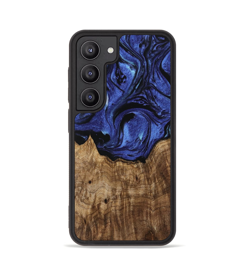 Galaxy S23 Wood Phone Case - Suzy (Blue, 741466)