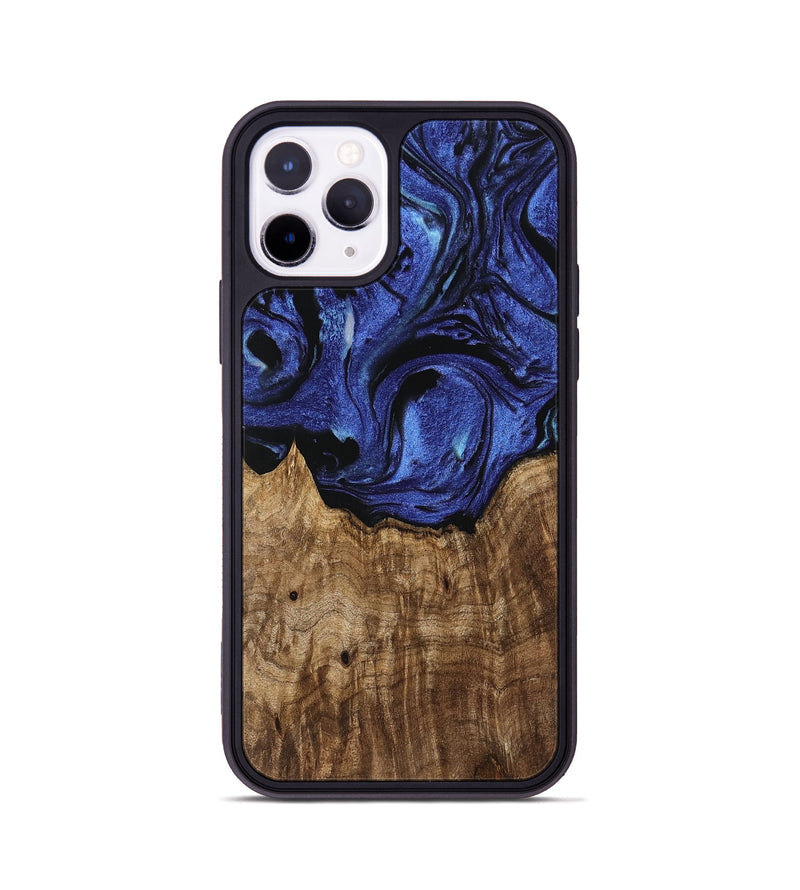 iPhone 11 Pro Wood Phone Case - Suzy (Blue, 741466)