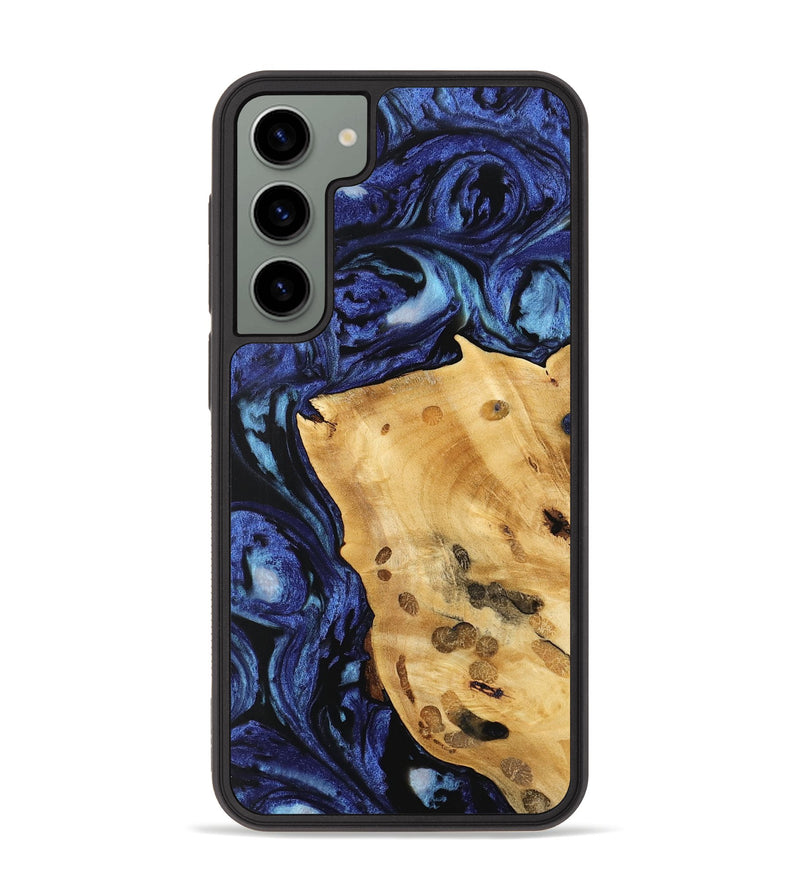 Galaxy S23 Plus Wood Phone Case - Huyen (Blue, 741467)