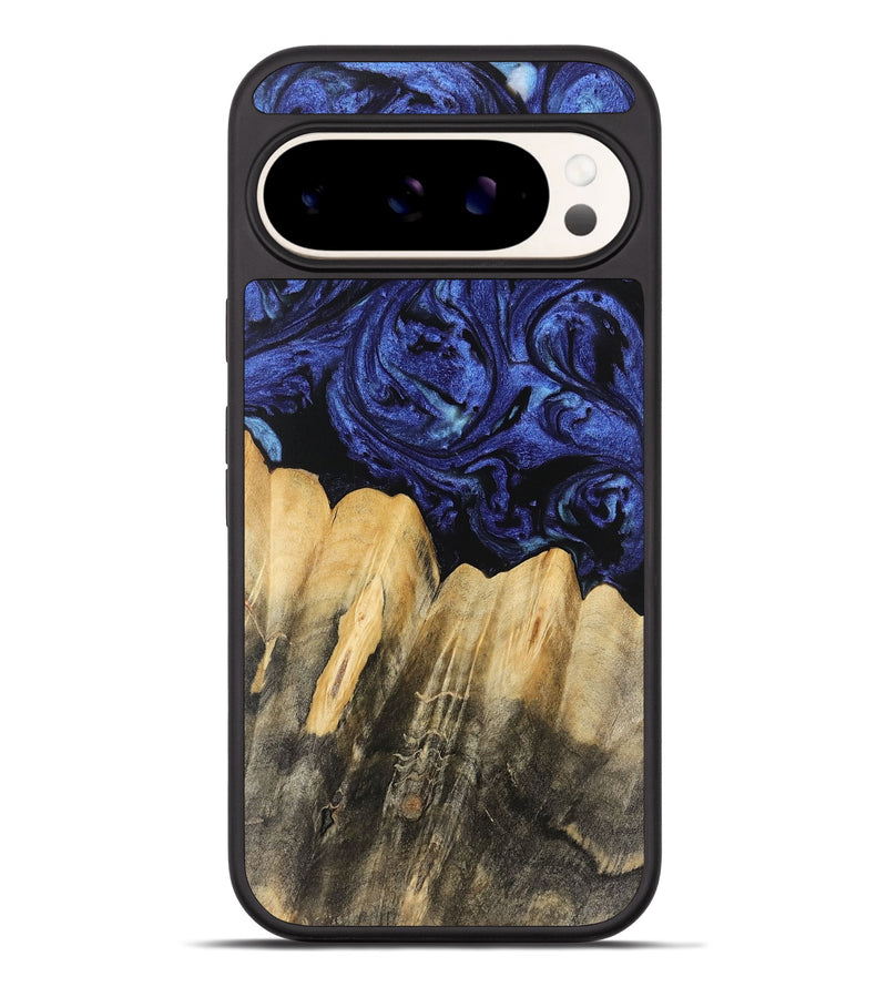 Pixel 9 Pro XL Wood Phone Case - Elenor (Blue, 741469)