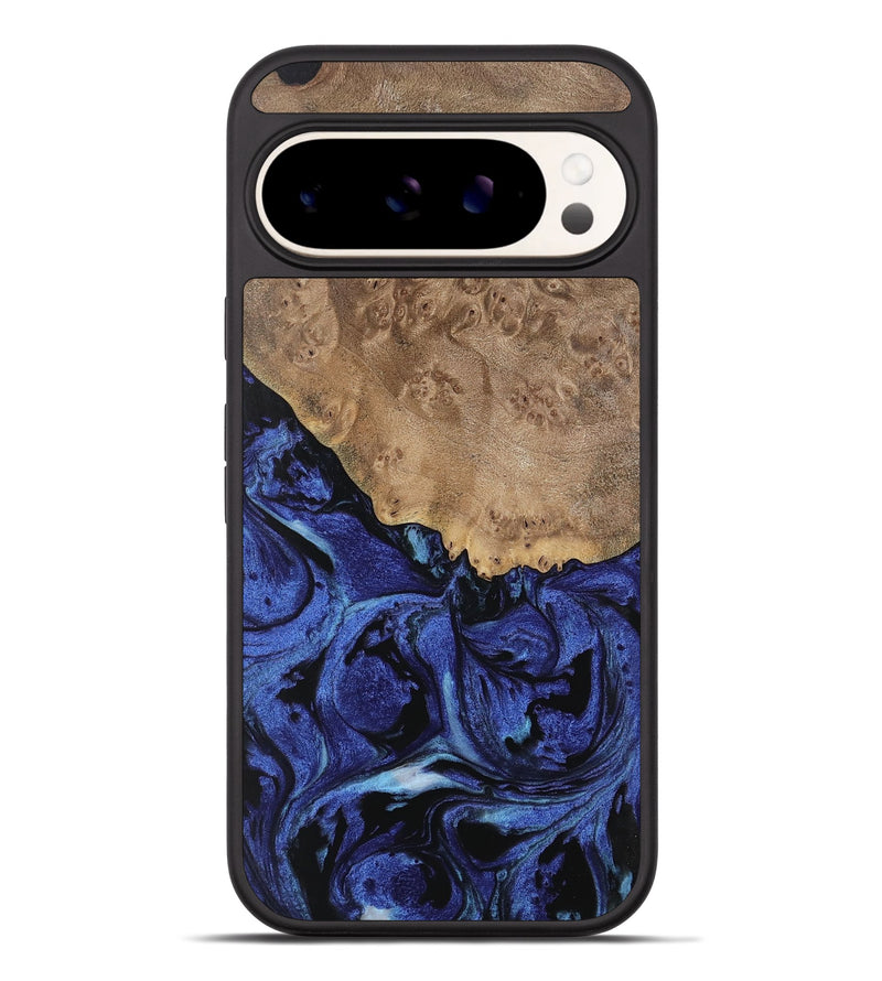 Pixel 9 Pro XL Wood Phone Case - Yumi (Blue, 741474)