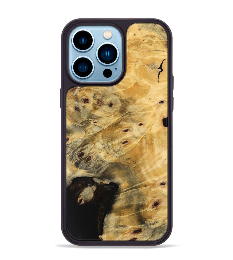 iPhone 14 Pro Max Wood Phone Case - Isabeau (Wood Burl, 741475)