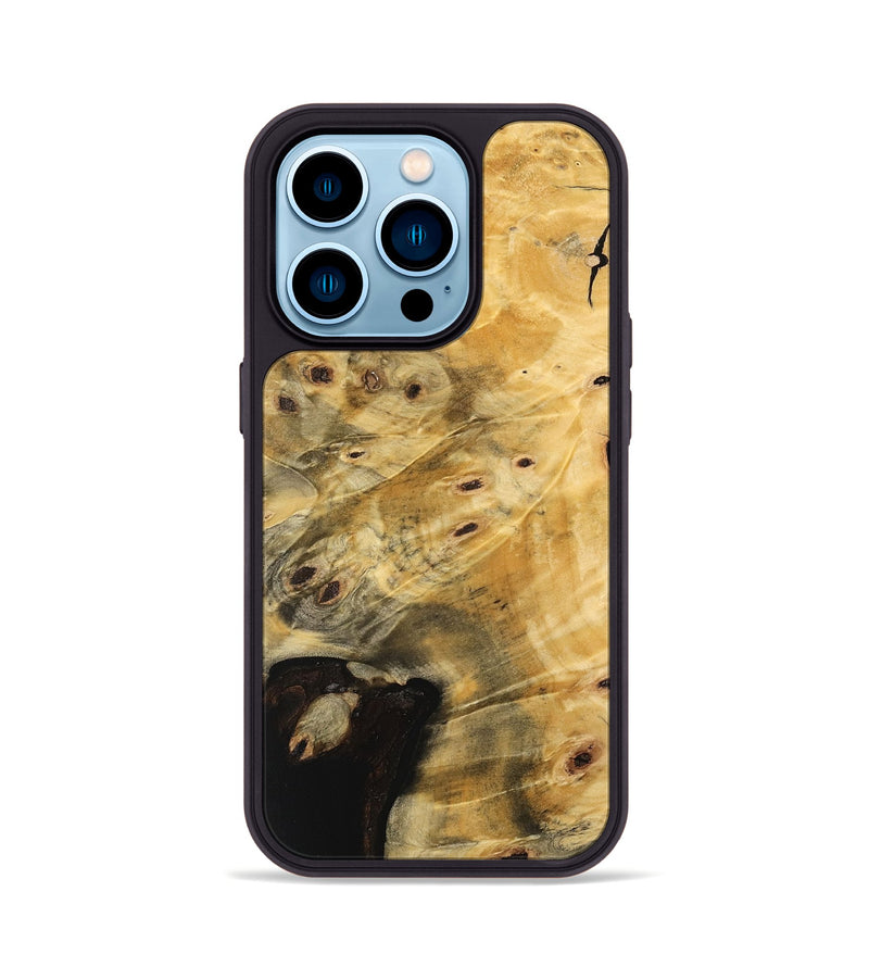 iPhone 14 Pro Wood Phone Case - Isabeau (Wood Burl, 741475)