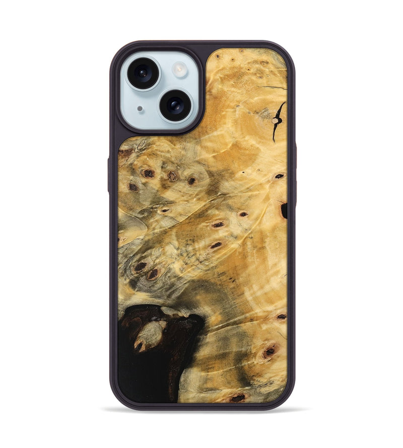 iPhone 15 Wood Phone Case - Isabeau (Wood Burl, 741475)