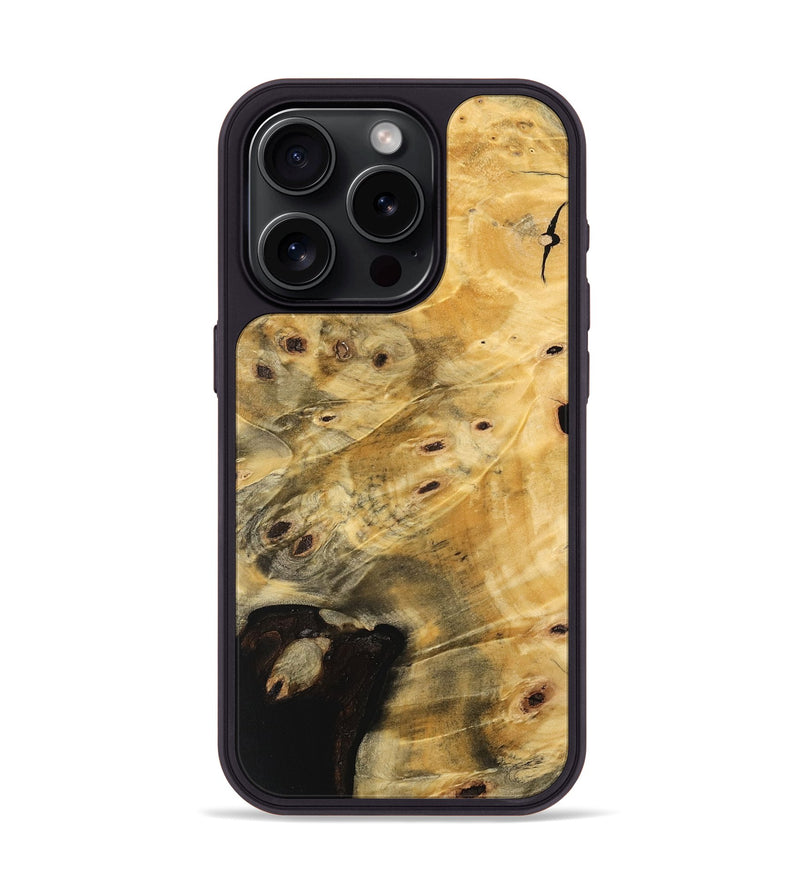 iPhone 15 Pro Wood Phone Case - Isabeau (Wood Burl, 741475)