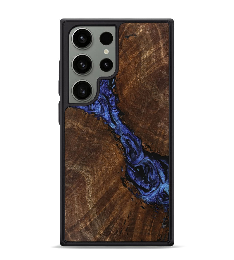 Galaxy S24 Ultra Wood Phone Case - Xavier (Blue, 741476)