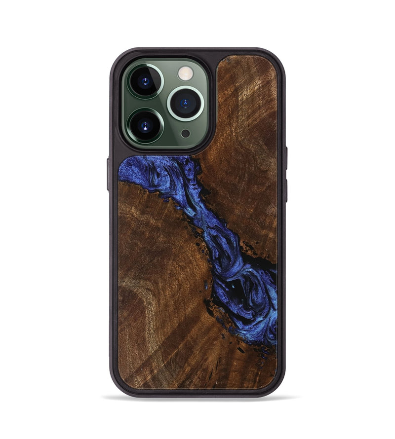 iPhone 13 Pro Wood Phone Case - Xavier (Blue, 741476)