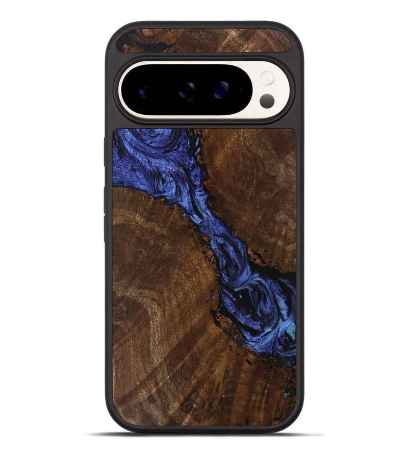 Pixel 9 Pro XL Wood Phone Case - Xavier (Blue, 741476)