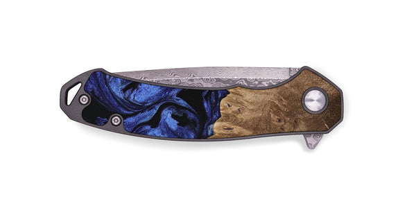 EDC Wood Pocket Knife - Jadiel (Blue, 741477)