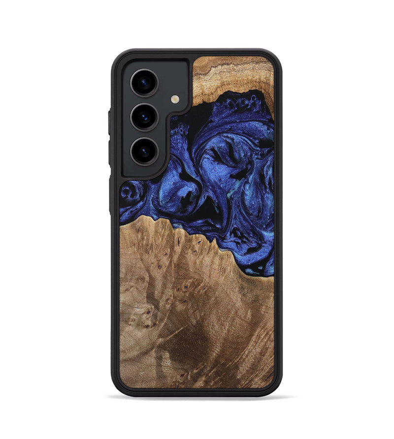 Galaxy S24 Wood Phone Case - Jadiel (Blue, 741477)