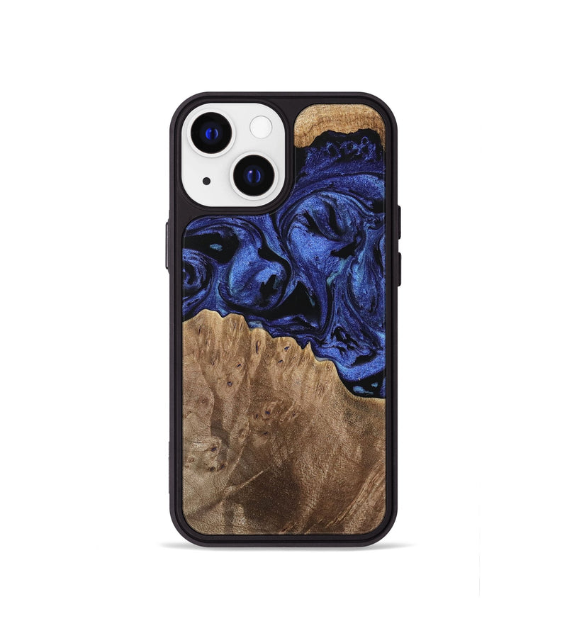 iPhone 13 mini Wood Phone Case - Jadiel (Blue, 741477)