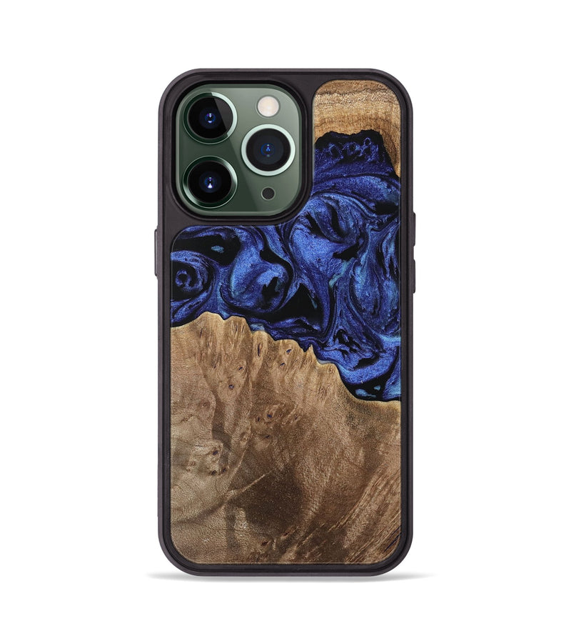 iPhone 13 Pro Wood Phone Case - Jadiel (Blue, 741477)