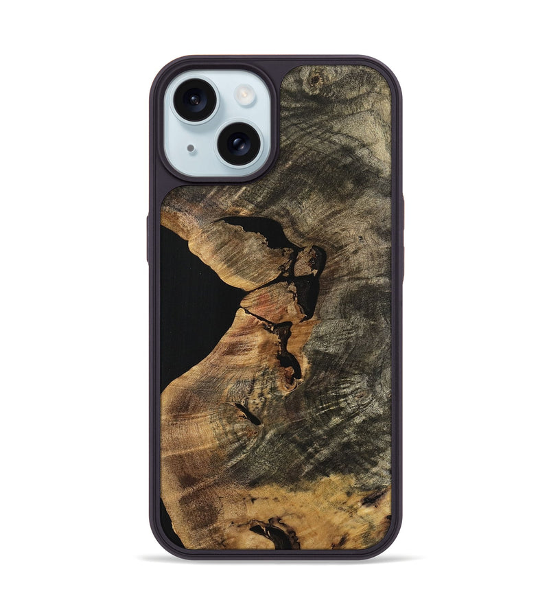 iPhone 15 Wood Phone Case - Gorge (Wood Burl, 741479)