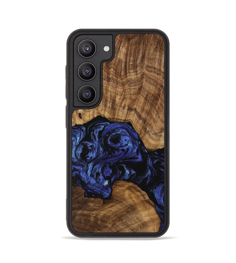 Galaxy S23 Wood Phone Case - Hughie (Blue, 741480)