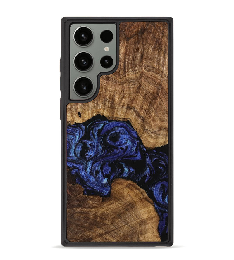 Galaxy S23 Ultra Wood Phone Case - Hughie (Blue, 741480)