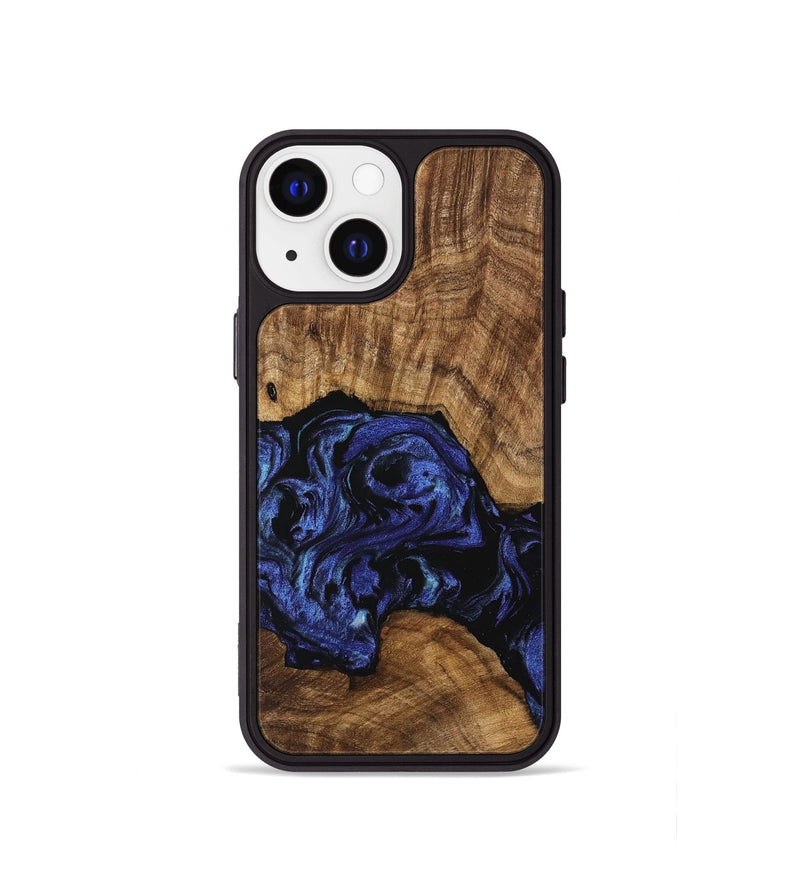 iPhone 13 mini Wood Phone Case - Hughie (Blue, 741480)