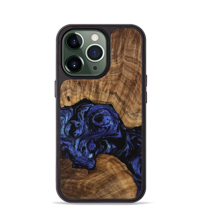 iPhone 13 Pro Wood Phone Case - Hughie (Blue, 741480)