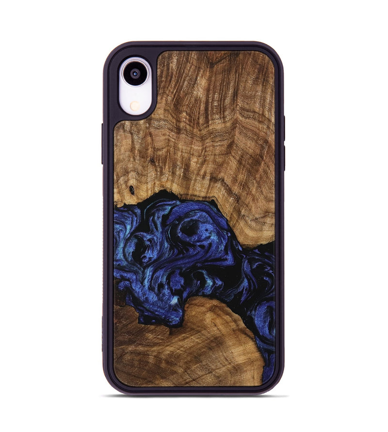 iPhone Xr Wood Phone Case - Hughie (Blue, 741480)