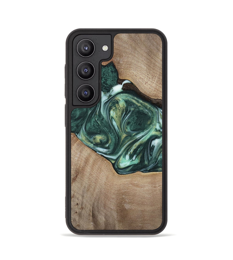 Galaxy S23 Wood Phone Case - Dorian (Green, 741482)