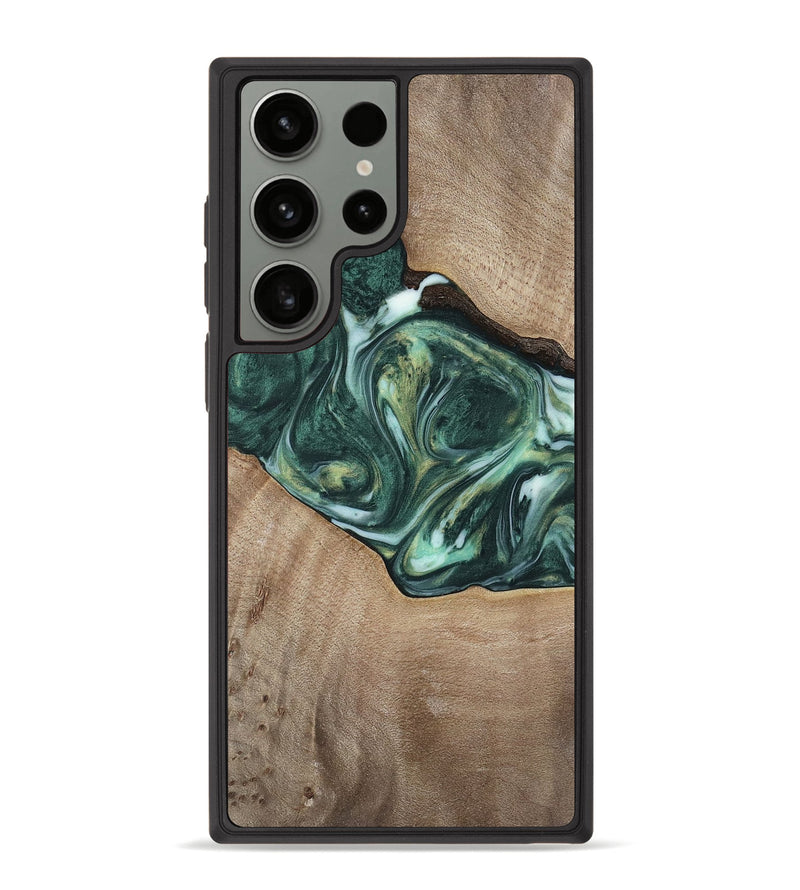 Galaxy S23 Ultra Wood Phone Case - Dorian (Green, 741482)