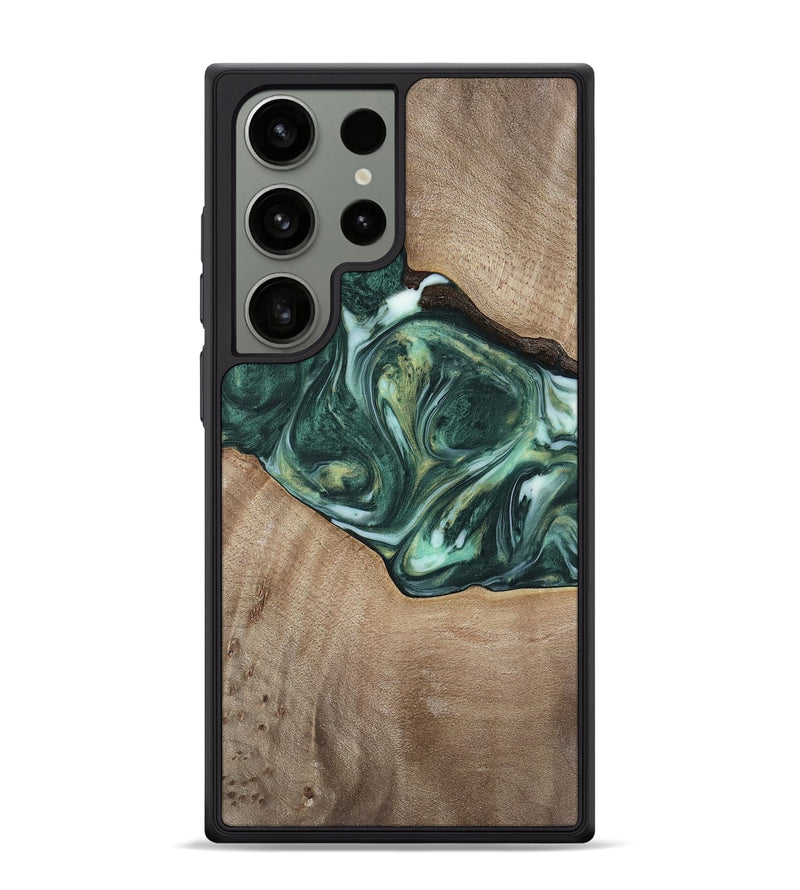 Galaxy S24 Ultra Wood Phone Case - Dorian (Green, 741482)