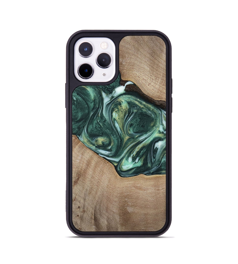 iPhone 11 Pro Wood Phone Case - Dorian (Green, 741482)